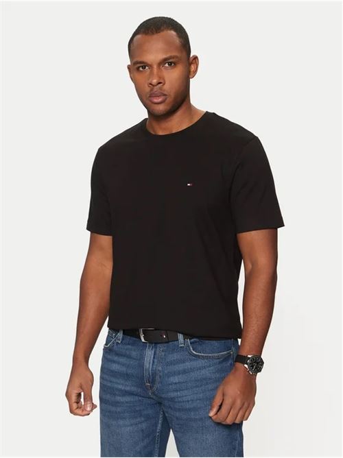 essential reg fit solid tee TOMMY HILFIGER | MW0MW37267BDS